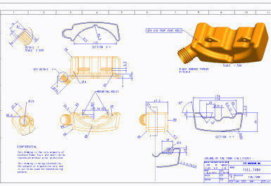 Trình bày bản vẽ nâng cao với Creo Parametric